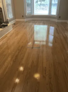 Stunning Before & After – Dining Room, Kitchen, and Staircase Refinishing & Sealing in Wake Forest, NC 5 5 2